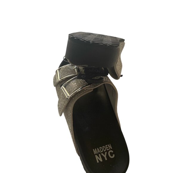 Women's MNYC ELECTRIFY 2 SANDAL, MADDEN NYC, 9, Black, NWT - Picture 4 of 8